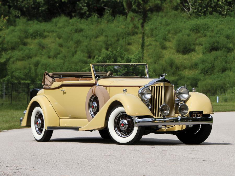  Packard Eight Convertible Victoria 1934 года  (фото 1 из 10)